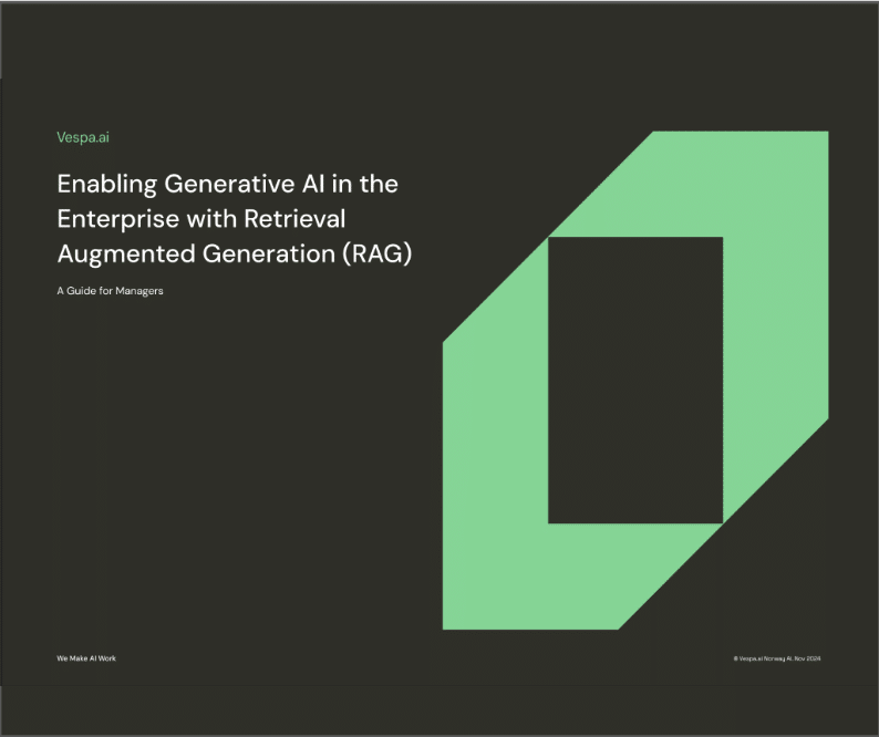 Manager’s Guide: Enabling Generative AI Enterprise Deployment with Retrieval Augmented Generation (RAG)