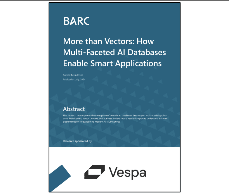 BARC: More than Vectors – How Multi-Faceted AI Databases Enable Smart Applications