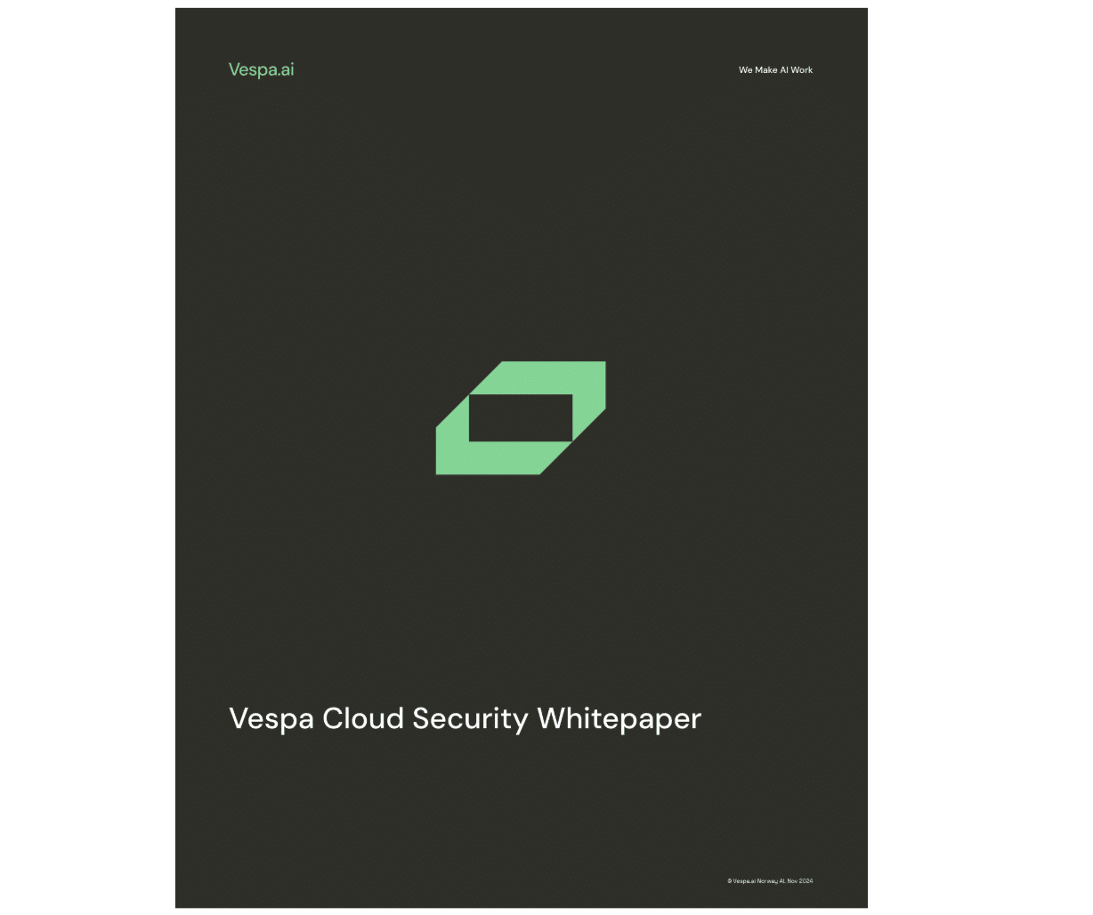 Vespa Cloud Security Whitepaper